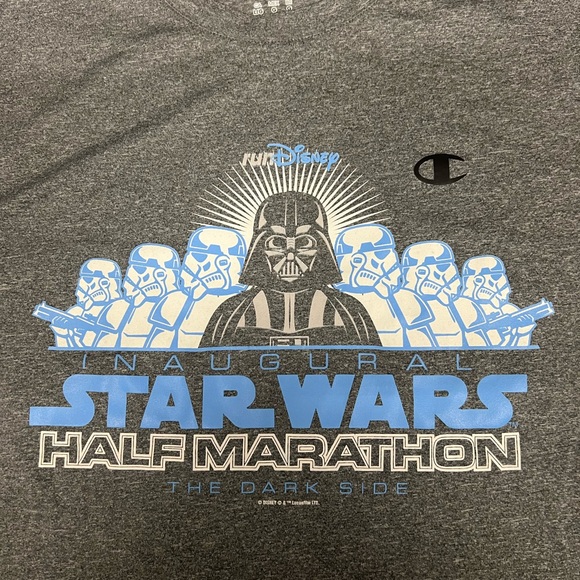 Champion - Star Wars - Disney T-Shirts - Inaugural- Half Marathon - Picture 3 of 10